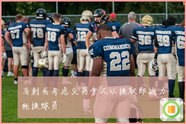 马刺或考虑交易索汉以换取即战力轮换球员